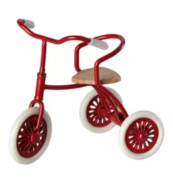 Janie and Jack Dolls-Abri a tricycle, Mouse - red