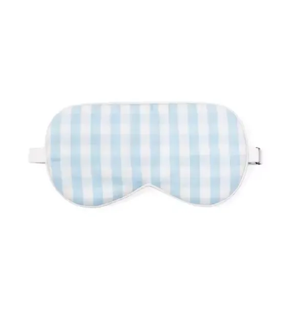 Janie and Jack Adult Accessories|Petite Plume-Adult Eye Mask light blue gingham