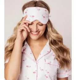 Janie and Jack Adult Accessories|Petite Plume-Adult's Sleep Mask in flamingos