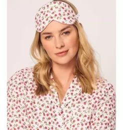 Janie and Jack Adult Accessories|Petite Plume-Adult's Twill Sleep Mask in petite petals