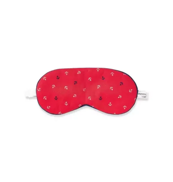 Janie and Jack Adult Accessories|Petite Plume-Adult's Twill Sleep Mask in anchors away