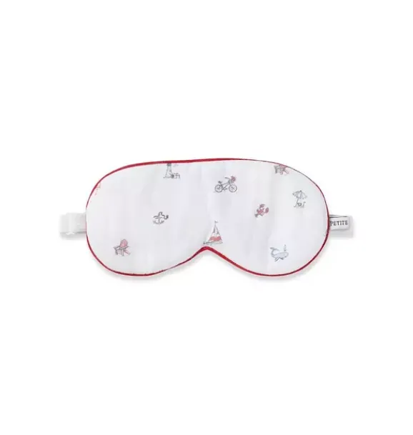 Janie and Jack Adult Accessories|Petite Plume-Adult's Twill Sleep Mask in coastal charms