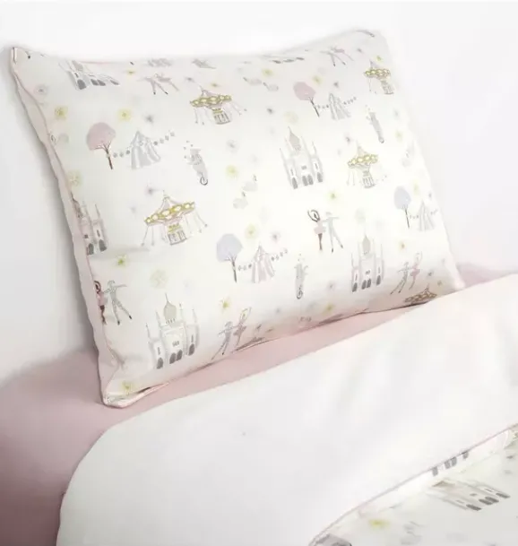 Janie and Jack Blankets And Quilts-Adventures in Wonderland Twin Set - rose