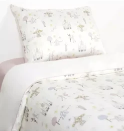 Janie and Jack Blankets And Quilts-Adventures in Wonderland Twin Set - rose