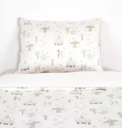 Janie and Jack Blankets And Quilts-Adventures in Wonderland Twin Set - rose