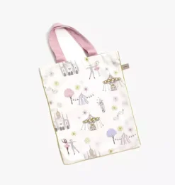 Janie and Jack Blankets And Quilts-Adventures in Wonderland Twin Set - rose