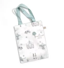 Janie and Jack Sheets|Nursery-Adventures in Wonderland Crib Sheet - aqua