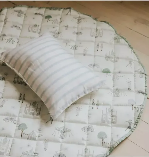 Janie and Jack Nursery|Baby Activity-Adventures in Wonderland Play Mat - aqua