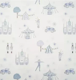 Janie and Jack Nursery|Blankets And Quilts-Adventures in Wonderland Swaddle - aqua