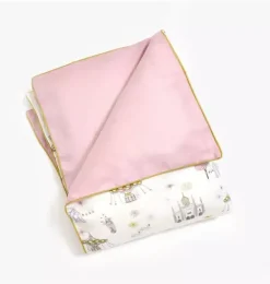 Janie and Jack Blankets And Quilts|Nursery-Adventures in Wonderland Baby Duvet Set - rose