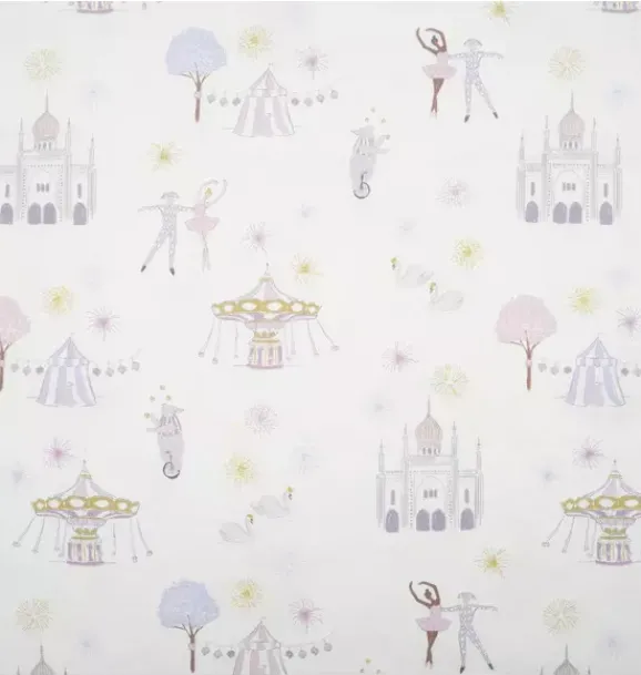 Janie and Jack Blankets And Quilts|Nursery-Adventures in Wonderland Swaddle - rose