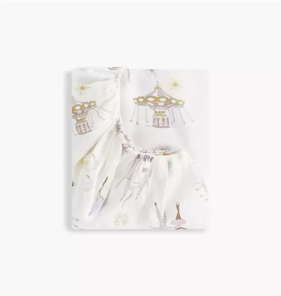 Janie and Jack Sheets|Nursery-Adventures in Wonderland Crib Sheet - rose