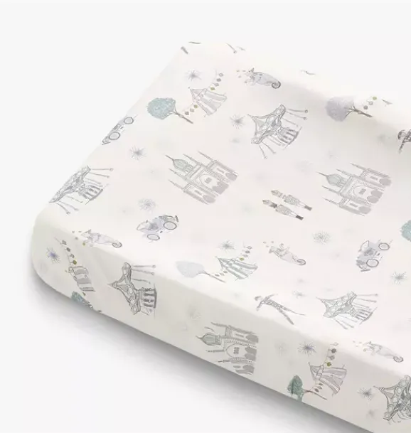 Janie and Jack Nursery|Diapering-Adventures in Wonderland Changing Pad Cover - aqua