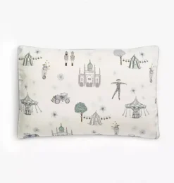 Janie and Jack Bedding Basics-Adventures in Wonderland Toddler Pillow Set - aqua