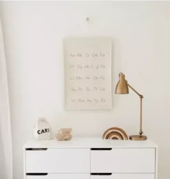 Janie and Jack Art-Poster alphabet