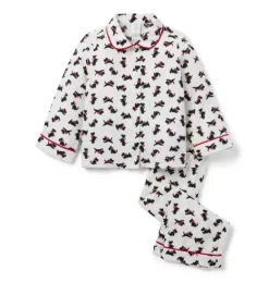 Janie and Jack Pajama Sets|Pajamas-American Girl® x Scottie Dreams Pajama cream and sugar scottie