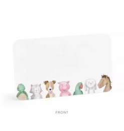 Janie and Jack Stationery-Animal Friends Little Notes&reg; multi
