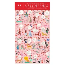 Janie and Jack Stationery-Animal Menagerie - Class Set of 32 Valentine's multi