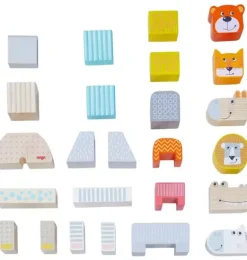 Janie and Jack Development Toys-Animal Parade Blocks multi-color