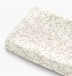 Janie and Jack Diapering|Nursery-Animal Parade Changing Pad Cover - ivory