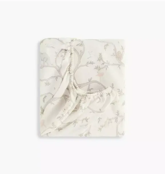 Janie and Jack Diapering|Nursery-Animal Parade Changing Pad Cover - ivory