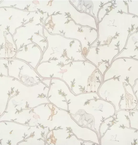 Janie and Jack Nursery|Blankets And Quilts-Animal Parade Swaddle - ivory