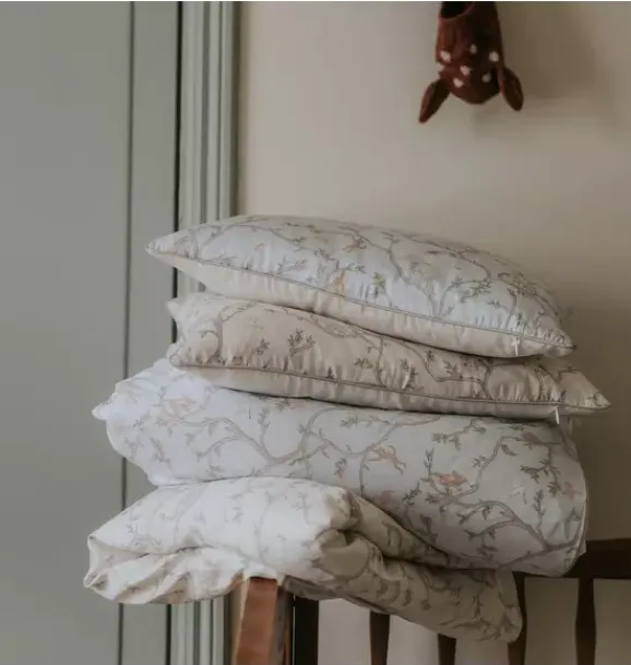 Janie and Jack Bedding Basics-Animal Parade Toddler Pillow Set - ivory