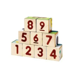 Janie and Jack Development Toys-Animal Puzzle Cubes multi