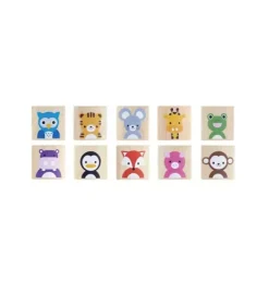 Janie and Jack Games -Animals Memo Memory Matching Game multi