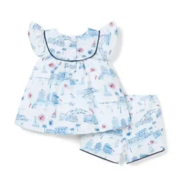 Janie and Jack Sets-Baby Americana Toile Matching Set white americana toile