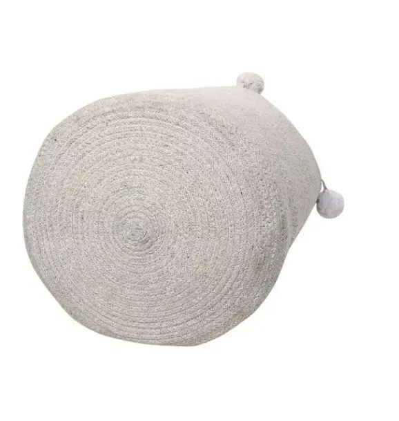 Janie and Jack Storage-Baby Basket Bubbly Grey grey and white