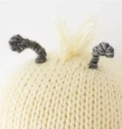 Janie and Jack Stuffed Animals-Baby bee light/pastel yellow