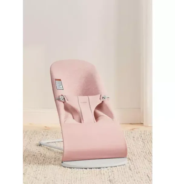 Janie and Jack Baby Activity-Baby Bouncer Bliss, 3D Jersey, light pink