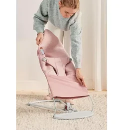 Janie and Jack Baby Activity-Baby Bouncer Bliss, 3D Jersey, light pink