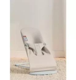 Janie and Jack Baby Activity-Baby Bouncer Bliss, 3D Jersey, light beige