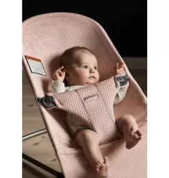 Janie and Jack Baby Activity-Baby Bouncer Bliss, Mesh, pearly pink