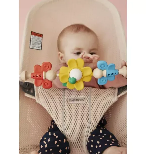 Janie and Jack Baby Activity-Baby Bouncer Bliss, Mesh, pearly pink