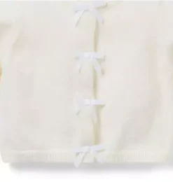Janie and Jack Sweaters & Jackets-Baby Bow Cardigan jet ivory