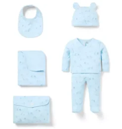 Janie and Jack Sets-Baby Bundle of Love Gift Set bundle blue animal friends