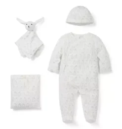 Janie and Jack Sets|Sets-Baby Bundle Of Love Gift Set jet ivory bunny