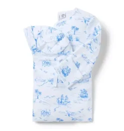 Janie and Jack Sets|Sets-Baby Bundle Of Love Gift Set dreamy blue nautical toile