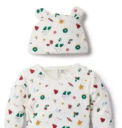 Janie and Jack Sets|Sets-Baby Bundle Of Love Holiday Gift Set jet ivory holiday icon