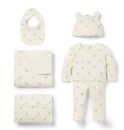 Janie and Jack Sets|Sets-Baby Bundle of Love Valentine Gift Set jet ivory dinosaur heart