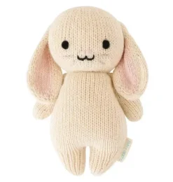 Janie and Jack Stuffed Animals-Baby bunny oatmeal light beige