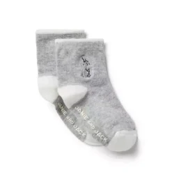 Janie and Jack Shoes & Accessories|Shoes & Accessories-Baby Bunny Sock classic grey heather