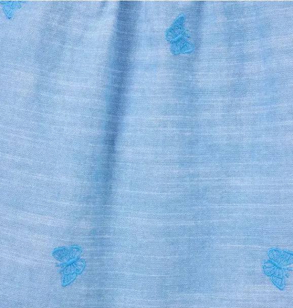 Janie and Jack Sets-Baby Butterfly Matching Set button blue butterfly