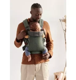 Janie and Jack Baby Carriers-Baby Carrier Harmony, 3D Mesh, dark green