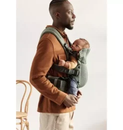 Janie and Jack Baby Carriers-Baby Carrier Harmony, 3D Mesh, dark green