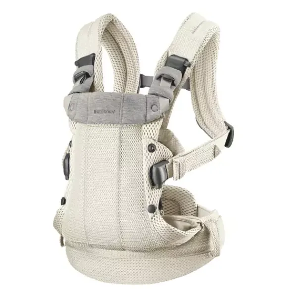 Janie and Jack Baby Carriers-Baby Carrier Harmony, 3D Mesh, cream