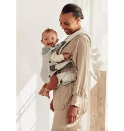 Janie and Jack Baby Carriers-Baby Carrier Harmony, 3D Mesh, cream